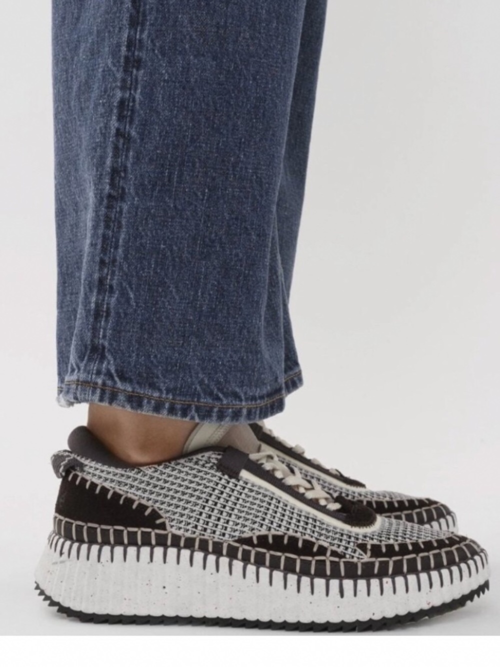 Chloe Nama Sneakers Black / Brown